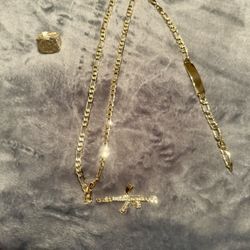 Gold Plate 14k Italian 