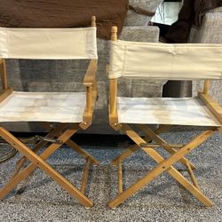 6 Filmcraft  director’s chairs