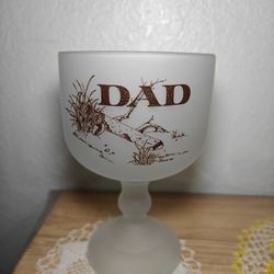 Indiana Tiara Satin Glass DAD Beer Goblet