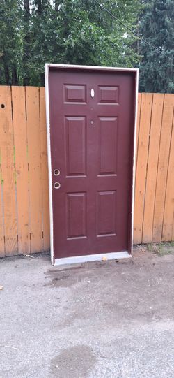 Steel Door w/ Frame 36x80
