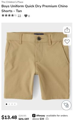 Brand New Boys Uniform Shorts Size 10 