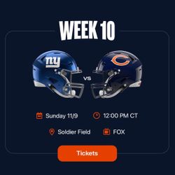 November 9 - Bears vs Giants 