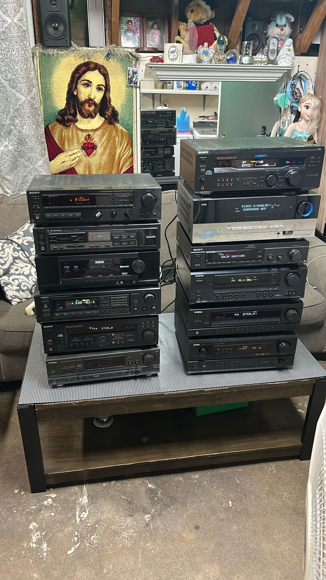 Sony amplifiers receiver, digital audio system