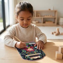 Princess Dress-Up Scratch Art Activity Book for Kids