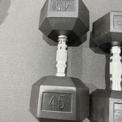 45 Pound Dumbbell