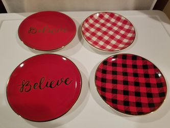 Christmas plates