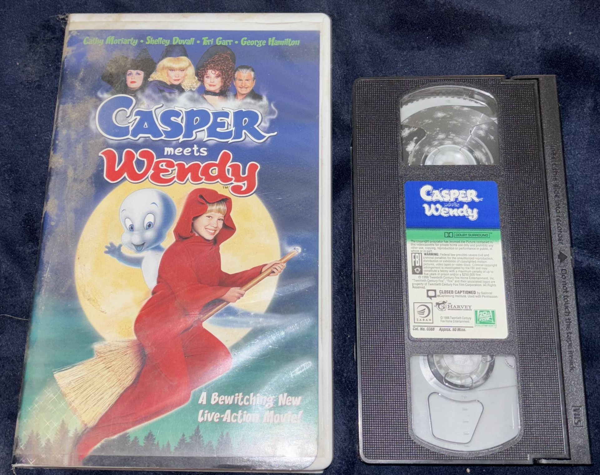 Casper Meets Wendy VHS tape kids
