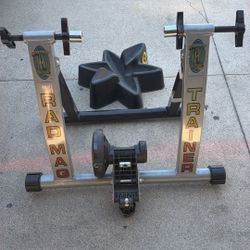 Rad Mag Cycle Products Indoor Portable Personal Bike Trainer Stationary