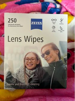 ZEISS Lens Wipes 250 Count | Individually Wrapped | New Factory Sealed