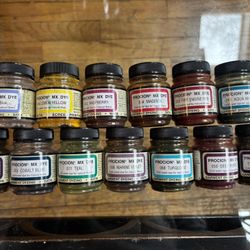 13 Jars natural Fiber Dye 