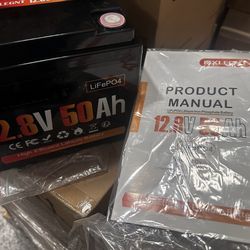 50Ah LiFePO4 lithium battery
