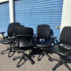 Steelcase Leap V2 Office Chairs Like New 