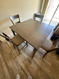 Dinning Room Table Set 4 Chairs