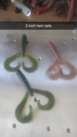 Twin Tail Grub Fishing Lure