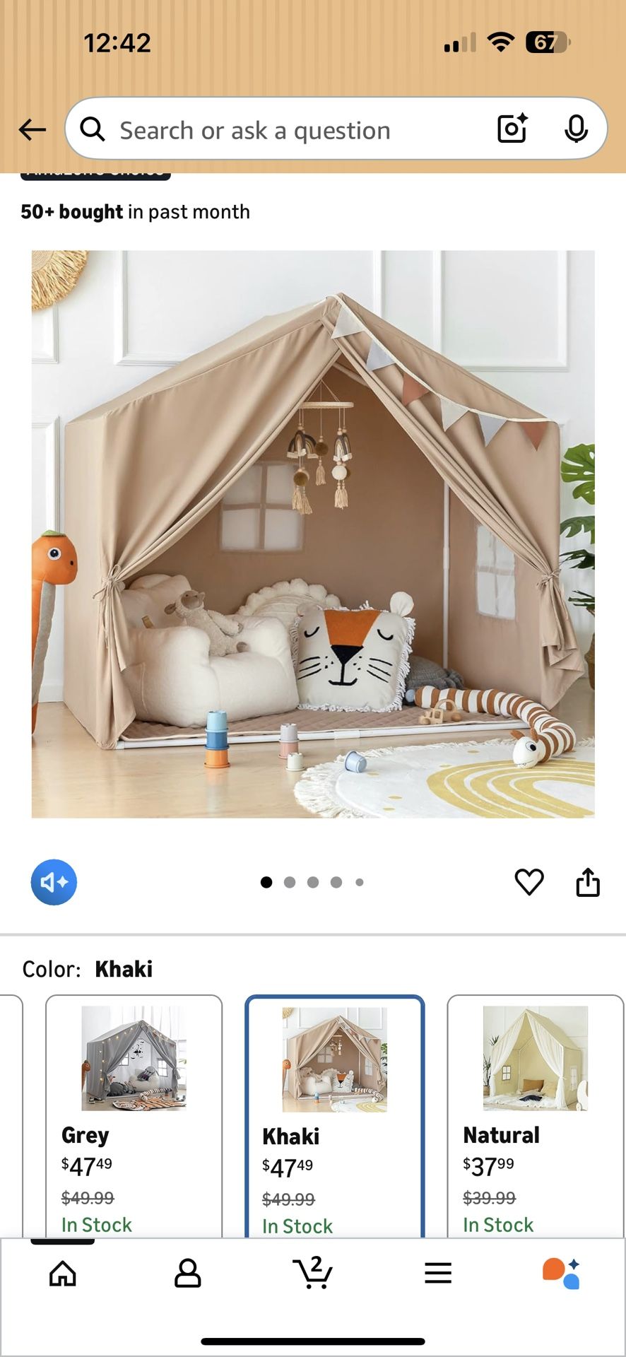 Kids Play Tent Indoor