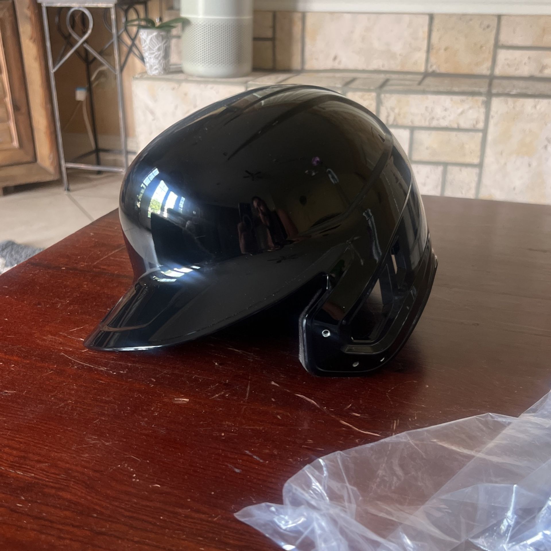 Rawlings Mach Single-Ear Baseball Batting Helmet, Right-Handed Batter