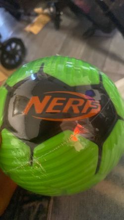 Nerf ball orange and green 7 bucks each
