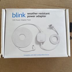 New Blink Weather Resistant 13ft Power Adapter - Never Opened 