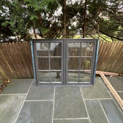 Pella Aluminum Clad Double Casement Window