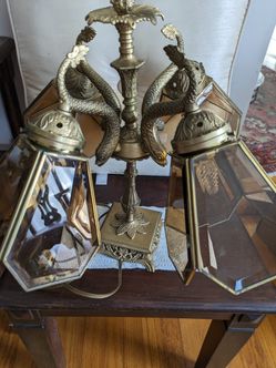 Handcrafted 4 Light Table Lamp