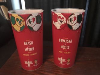 Official World Cup Mexico game cups