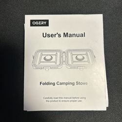 Folding Camping Stove (Green)