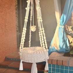 Macramé Hanging Cat Hammock / Cat Bed