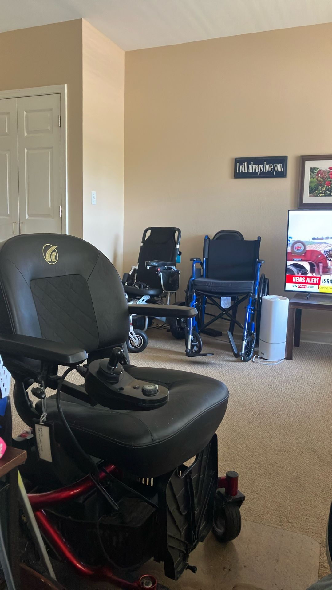 New Drive Blue Manual Wheelchair