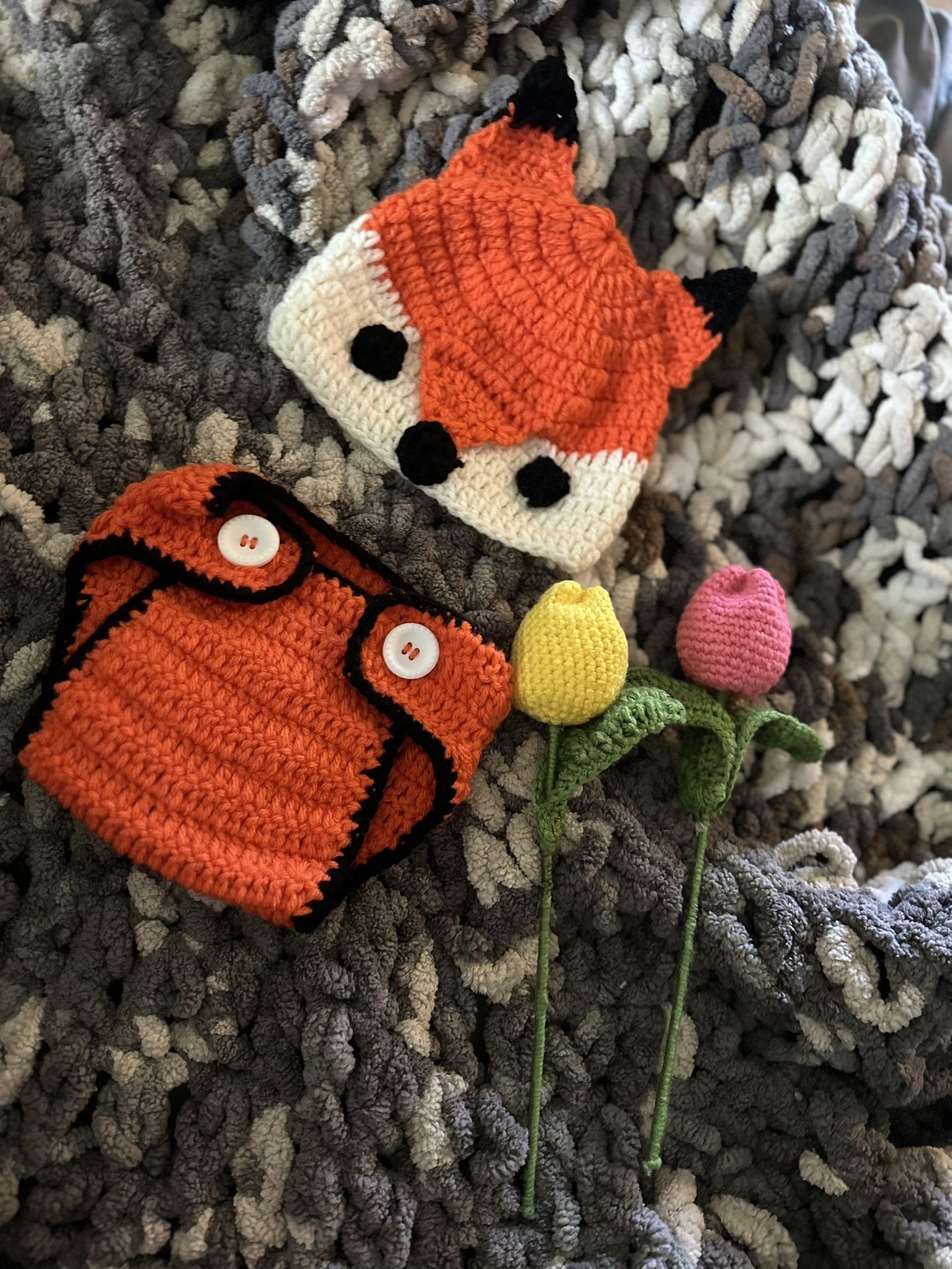 Baby Fox Crochet Set