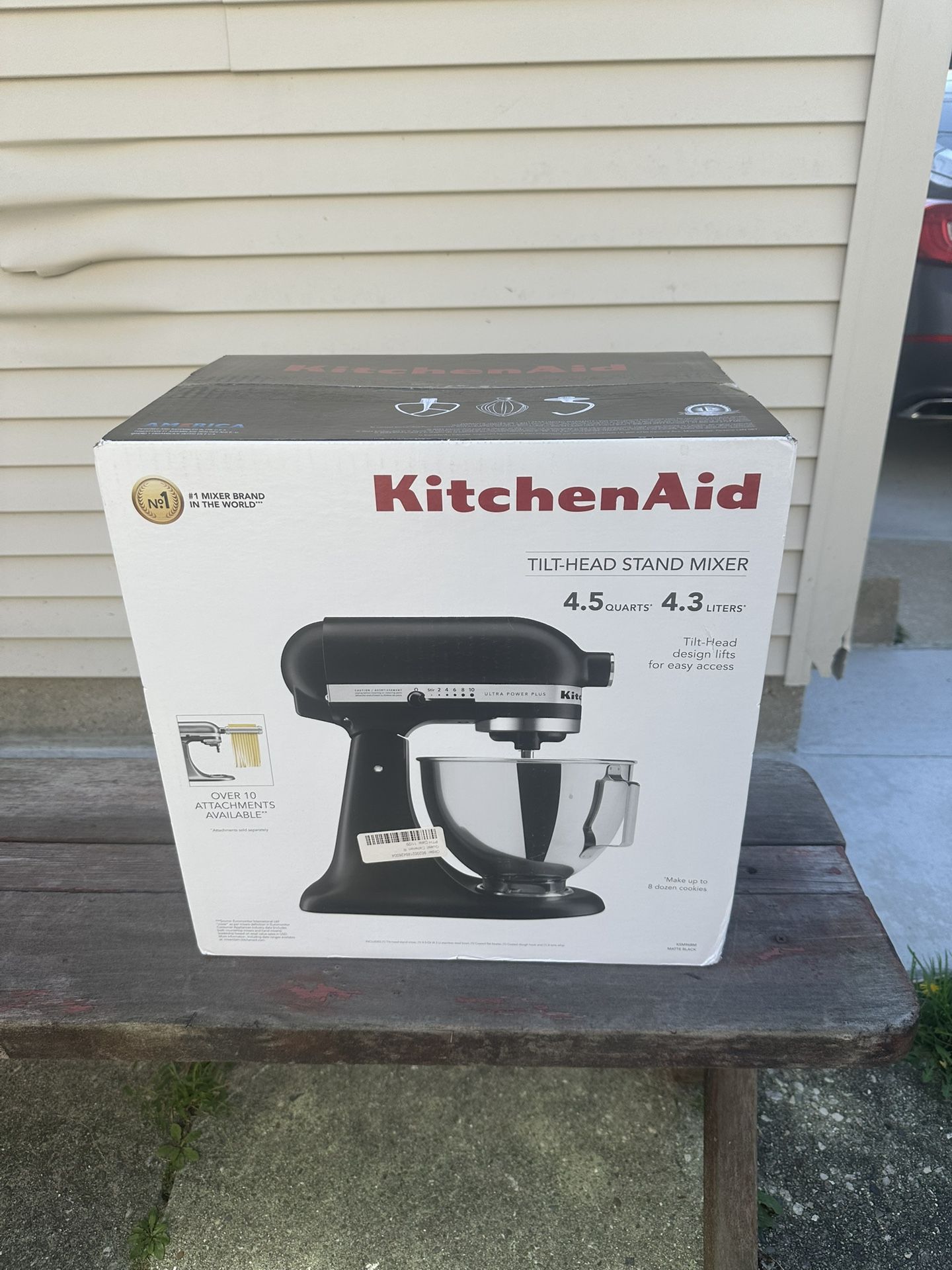 KitchenAid Ultra Power Plus 4.5qt Tilt-Head Stand Mixer - KSM96 - Matte Black