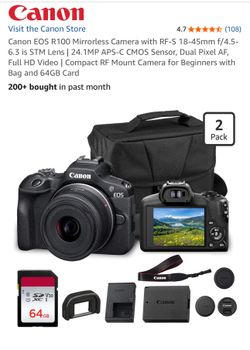 *New In Box Canon EOS R100 Mirrorless Camera