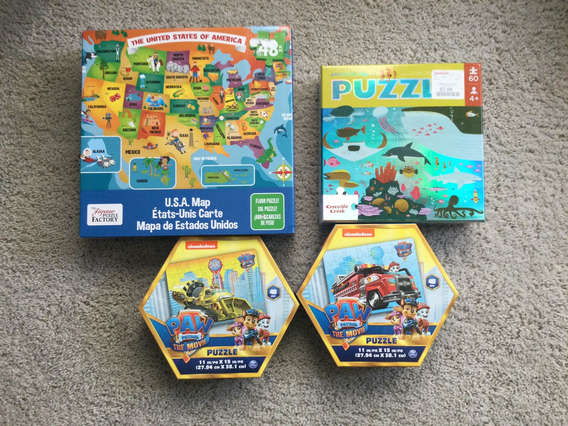 Four Jigsaw Puzzles