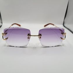 Cartier Rimless Glasses(Purple)