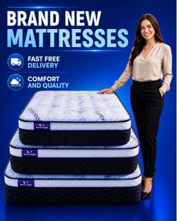 Brand New Ortho Supreme Mattresses – prices vary by size- Enjoy fast Free Delivery - Hablamos espanol