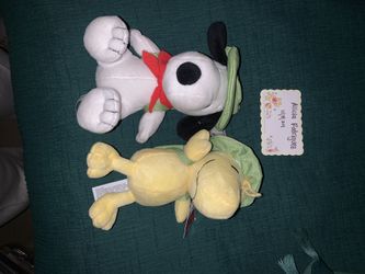 Peaunts Character Plushies