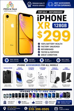 iPhone XR 128gb Factory Unlocked