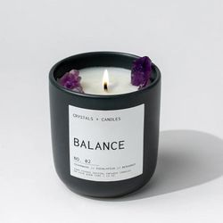 Hand Poured Crystal Infused Candles