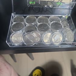 45 Fifty Cents Coins