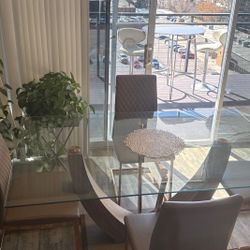 Contemporary Modern Dinning Table Set