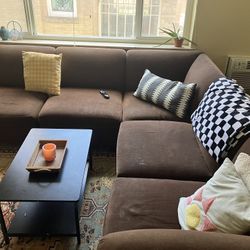 Brown Sectional