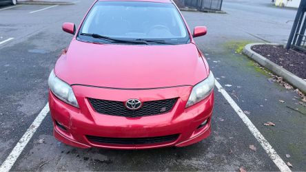 2010 Toyota corolla S Sedan 4D
