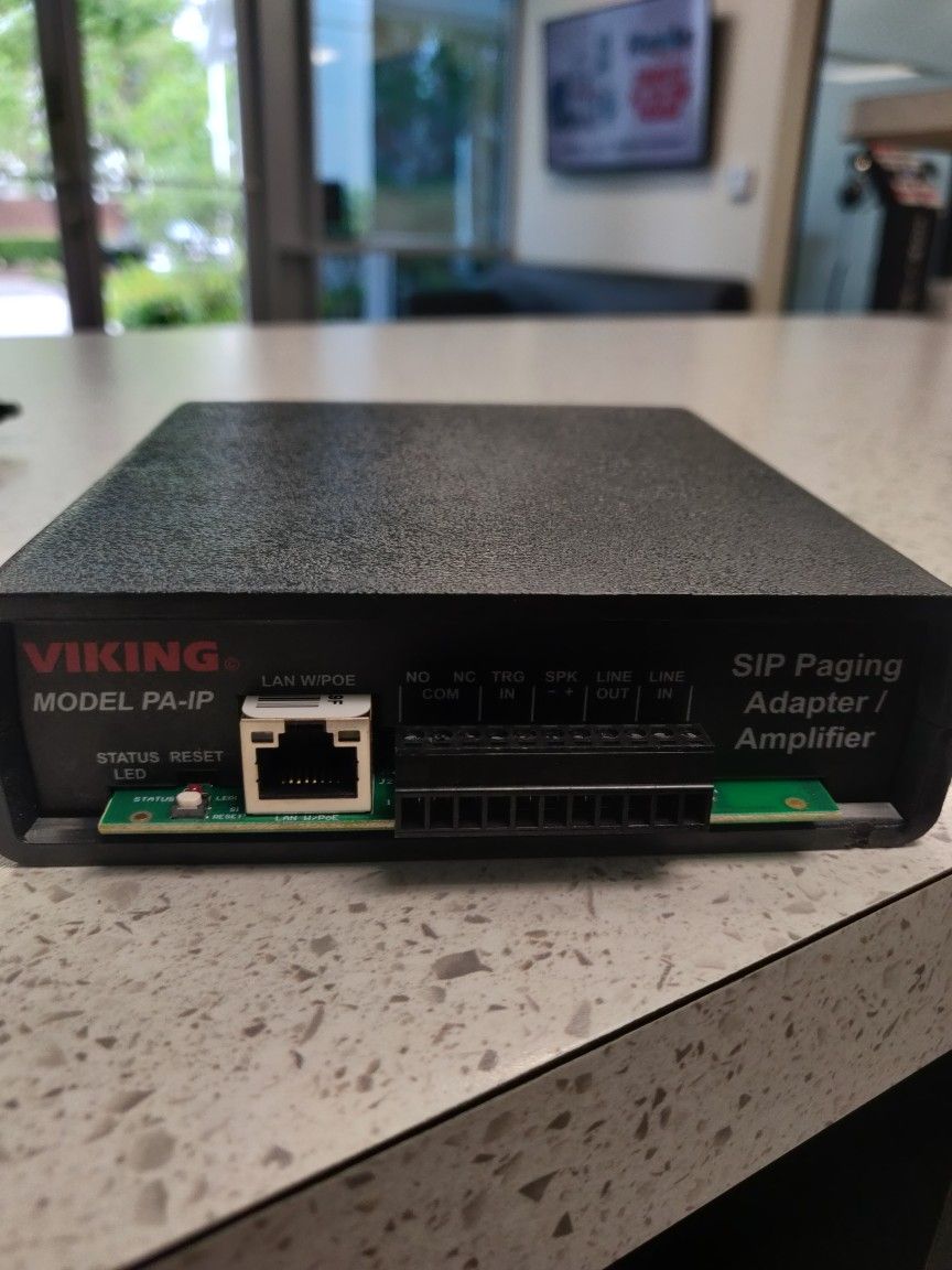 Bogan Paging 25watt Amp and Paging Adapter