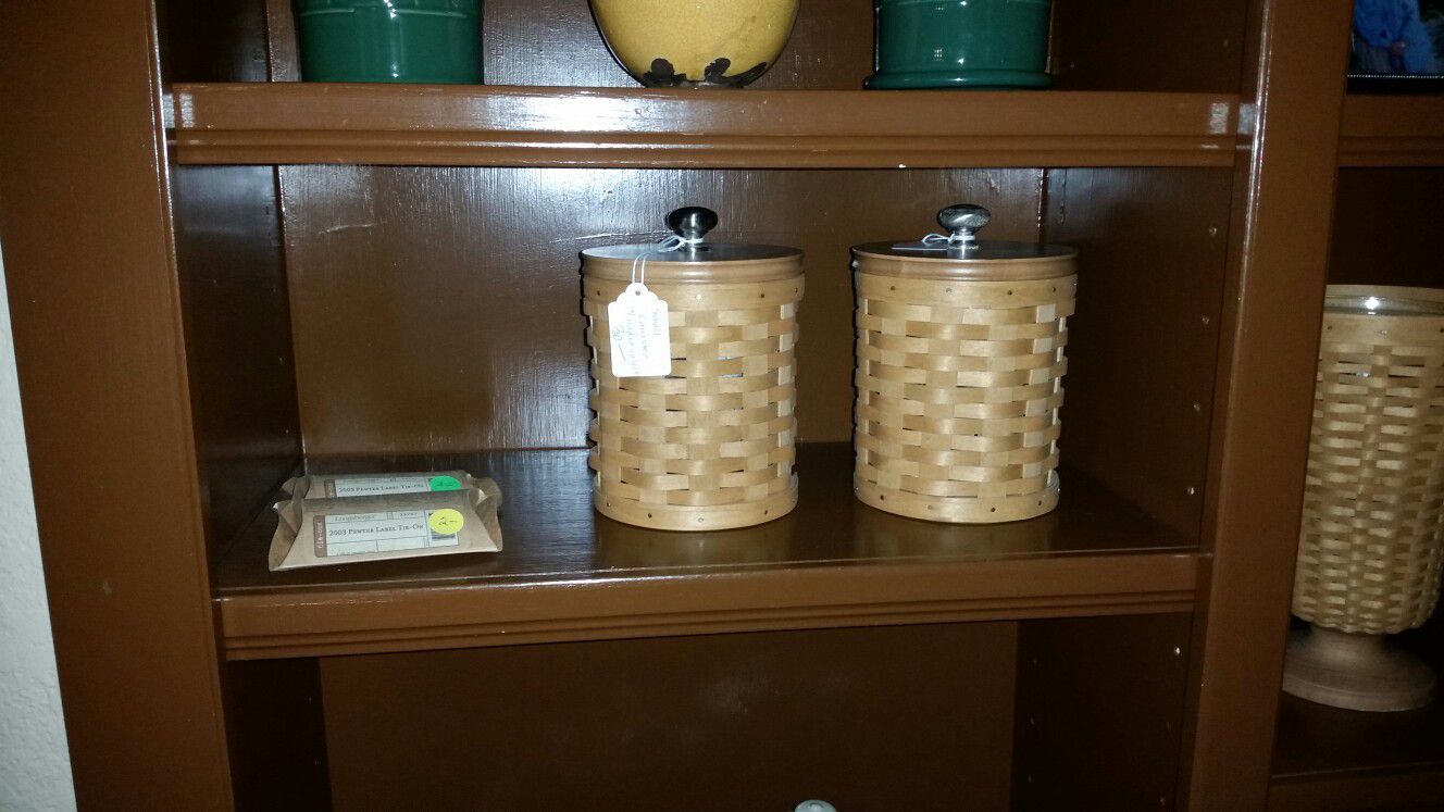 Longaberger small canister