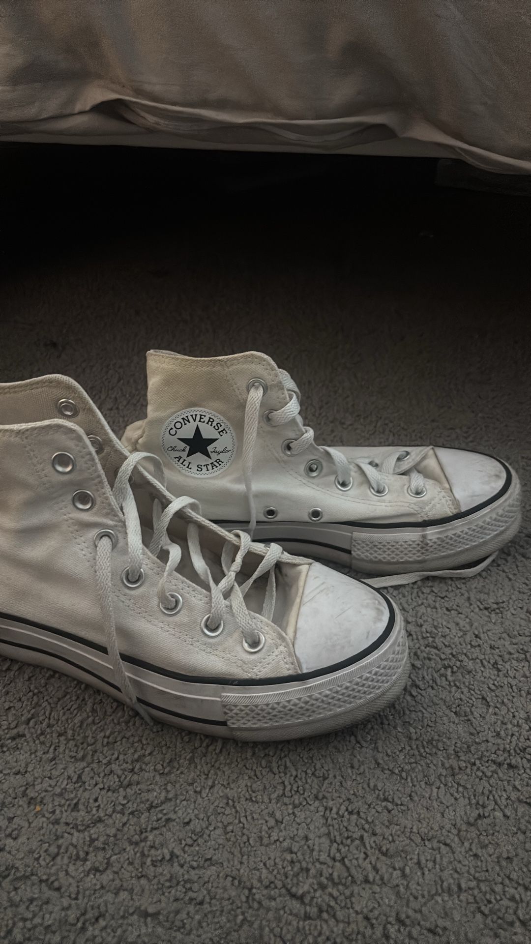 Platform white Converse (Send offers!)