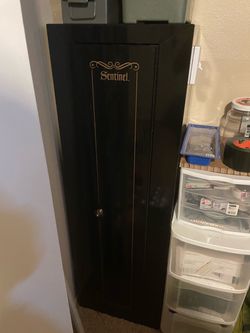 Sentinel Gun Safe Black Steel