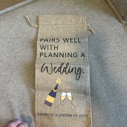 Engagement Wine Bottle Bag