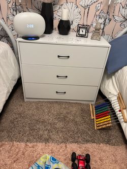 White dresser