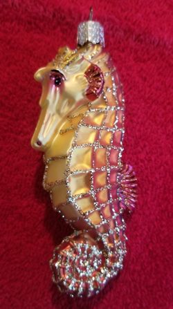 Old World Christmas Seahorse Ornament