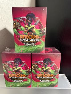 Riftbound League of Legends Vendetta Vault Box x3