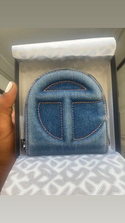 Telfar Wallet - Blue Denim